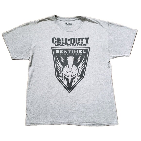 Call Of Duty Advanced Warfare Sentinel Task Force Sz Large Mens Gray T-Shirt - Picture 1 of 6